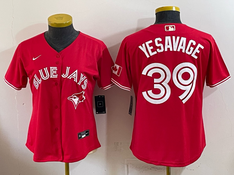women 2026 Toronto Blue Jays #39 Yesavage red Game Nike MLB Jersey 0716002